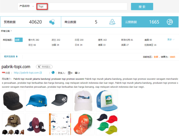 帽子数据,外贸客户,EVO视讯 EVO真人贸易